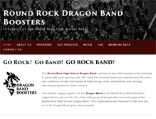 Tablet Screenshot of dragonbandboosters.com